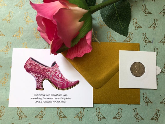 something old, something new wedding sixpence cha… - image 1