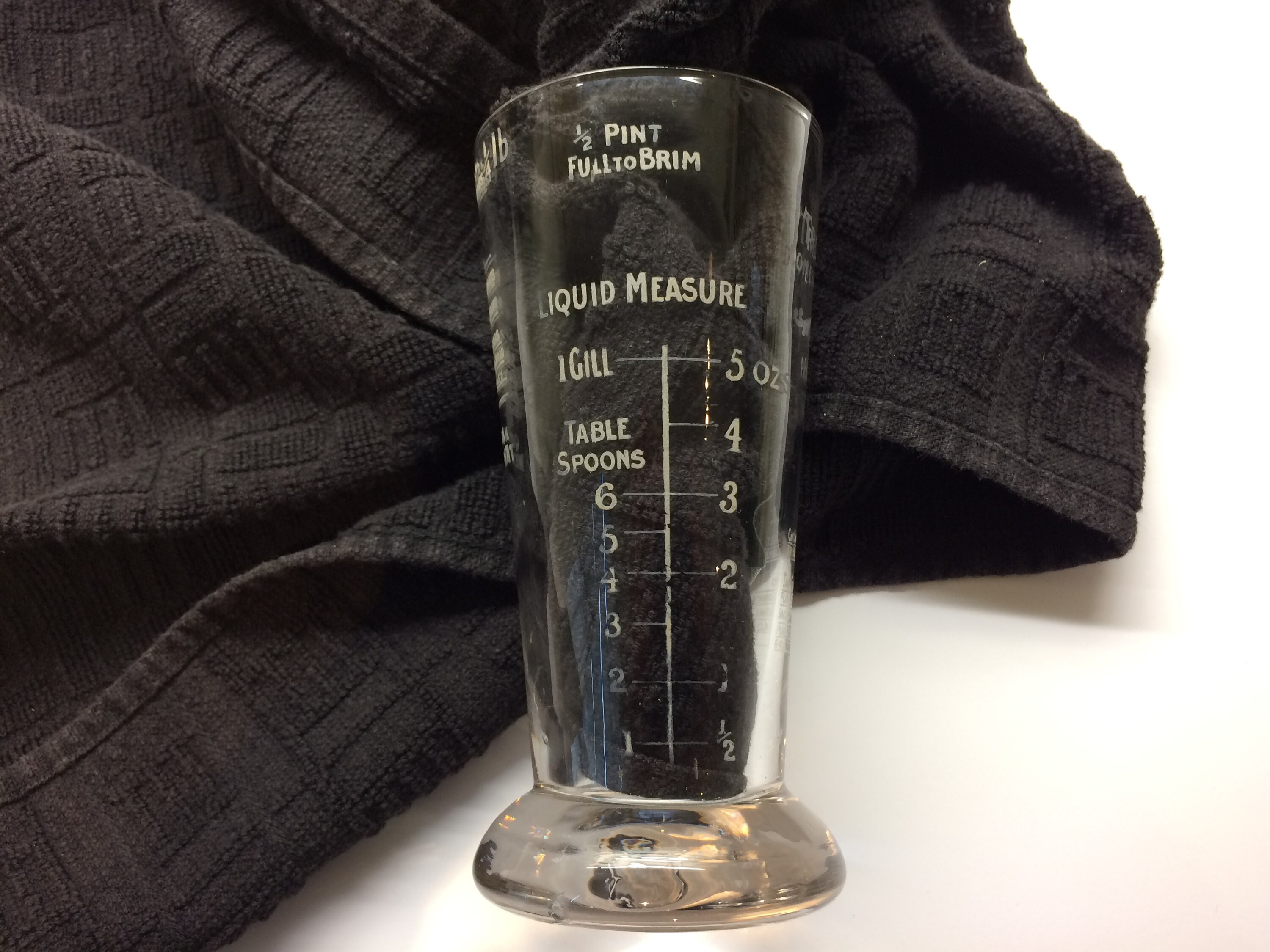 Vintage glass kitchen measure Etsy