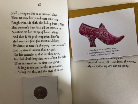 something old, something new wedding sixpence cha… - image 5