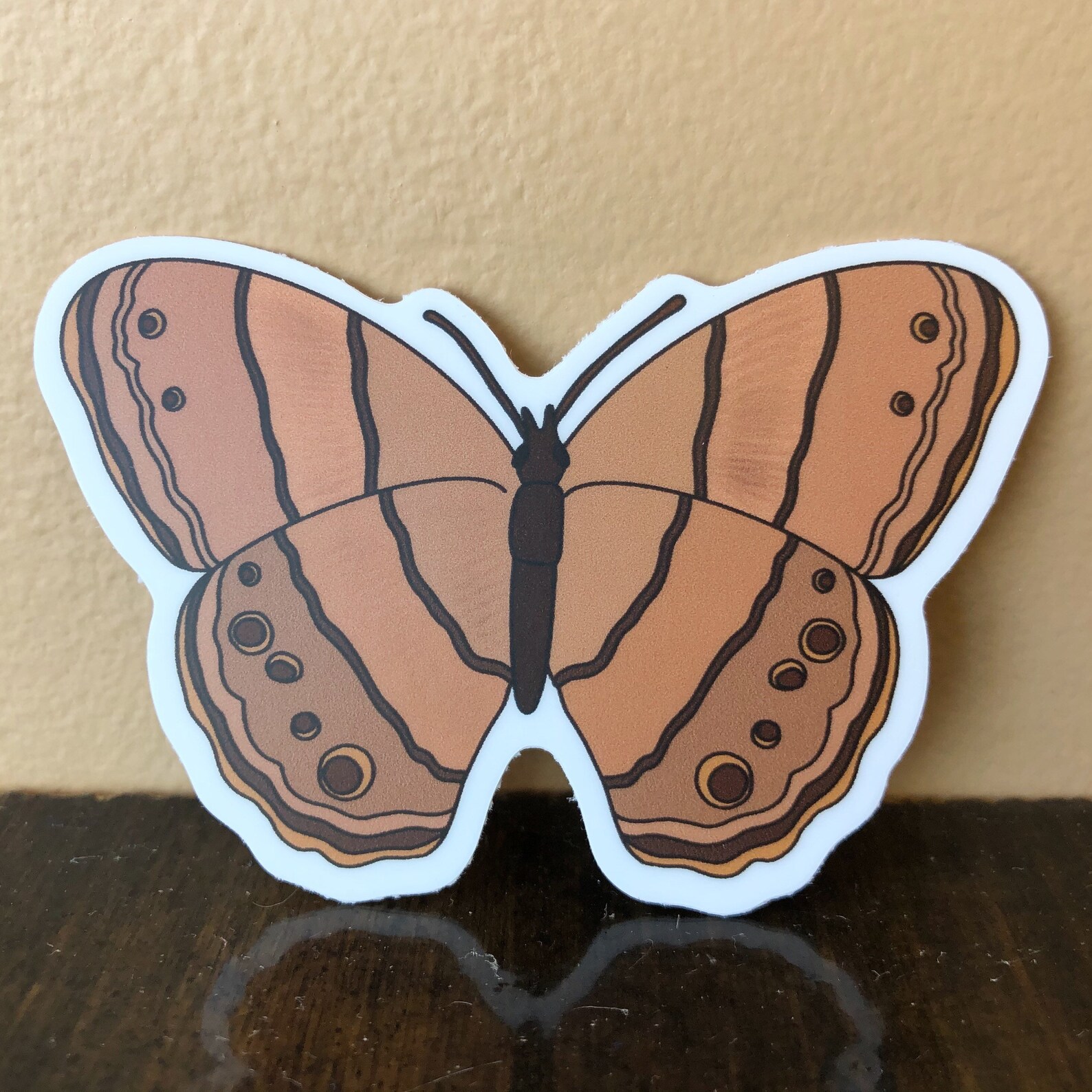 vintage style butterfly sticker aesthetic vinyl decal etsy
