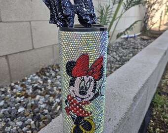 Minnie-beker met strassteentjes van 30 oz