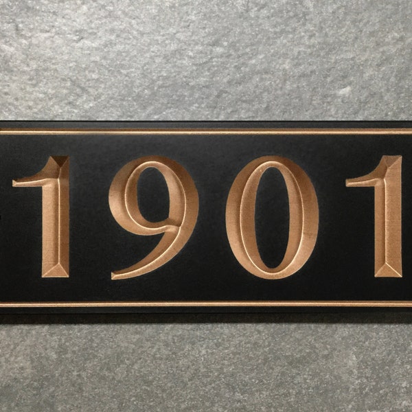 Bronze House Numbers Etsy