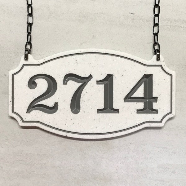 Lamp Post Hanging Address Sign Etsy