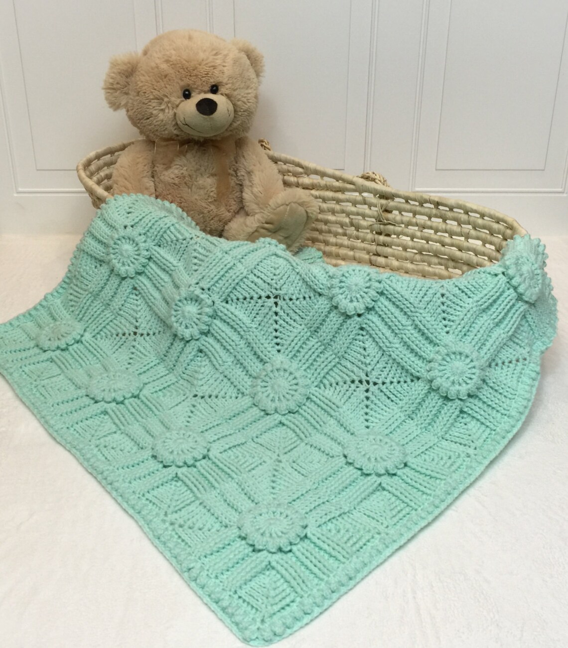 Matelassé Crochet Baby Blankets Etsy