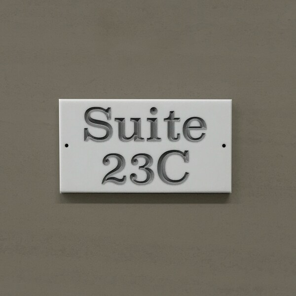 Picture of Apartment Number Plaque - Etsy