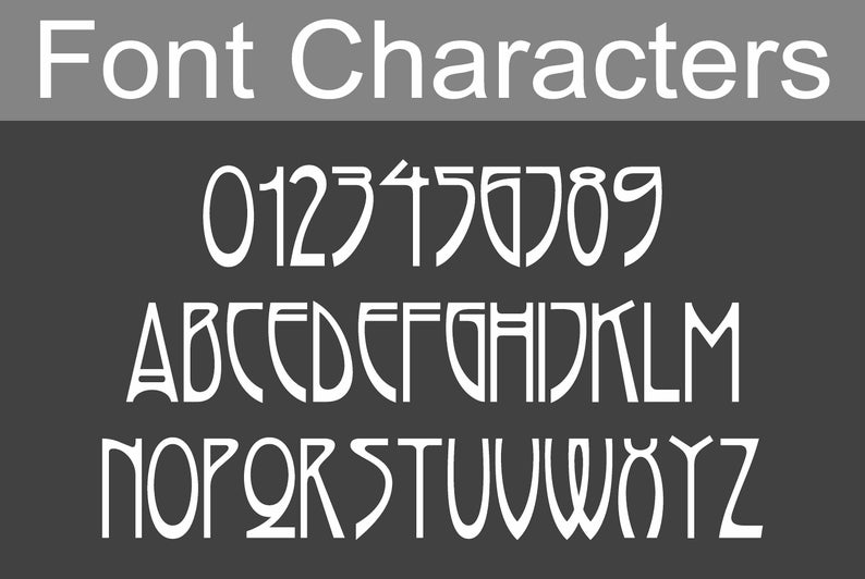 Hanging Avantgarde Address Sign Engraved House Numbers. Etsy