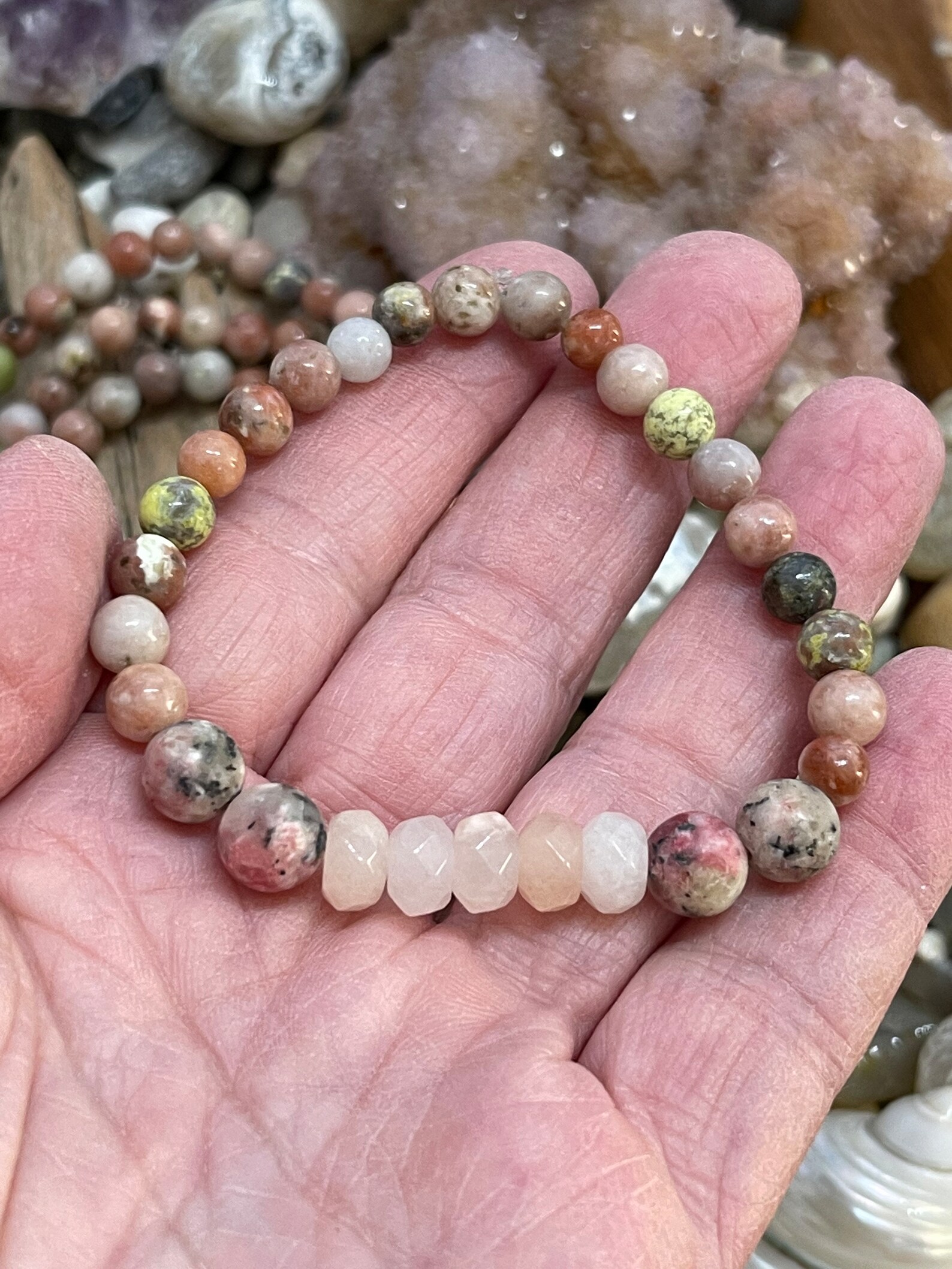 Grounding Bracelet Energy Bracelet Anxiety Bracelet Natural Etsy