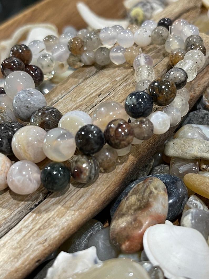 Stress Relief Gemstone Bracelet Anxiety Calming Bracelet Etsy