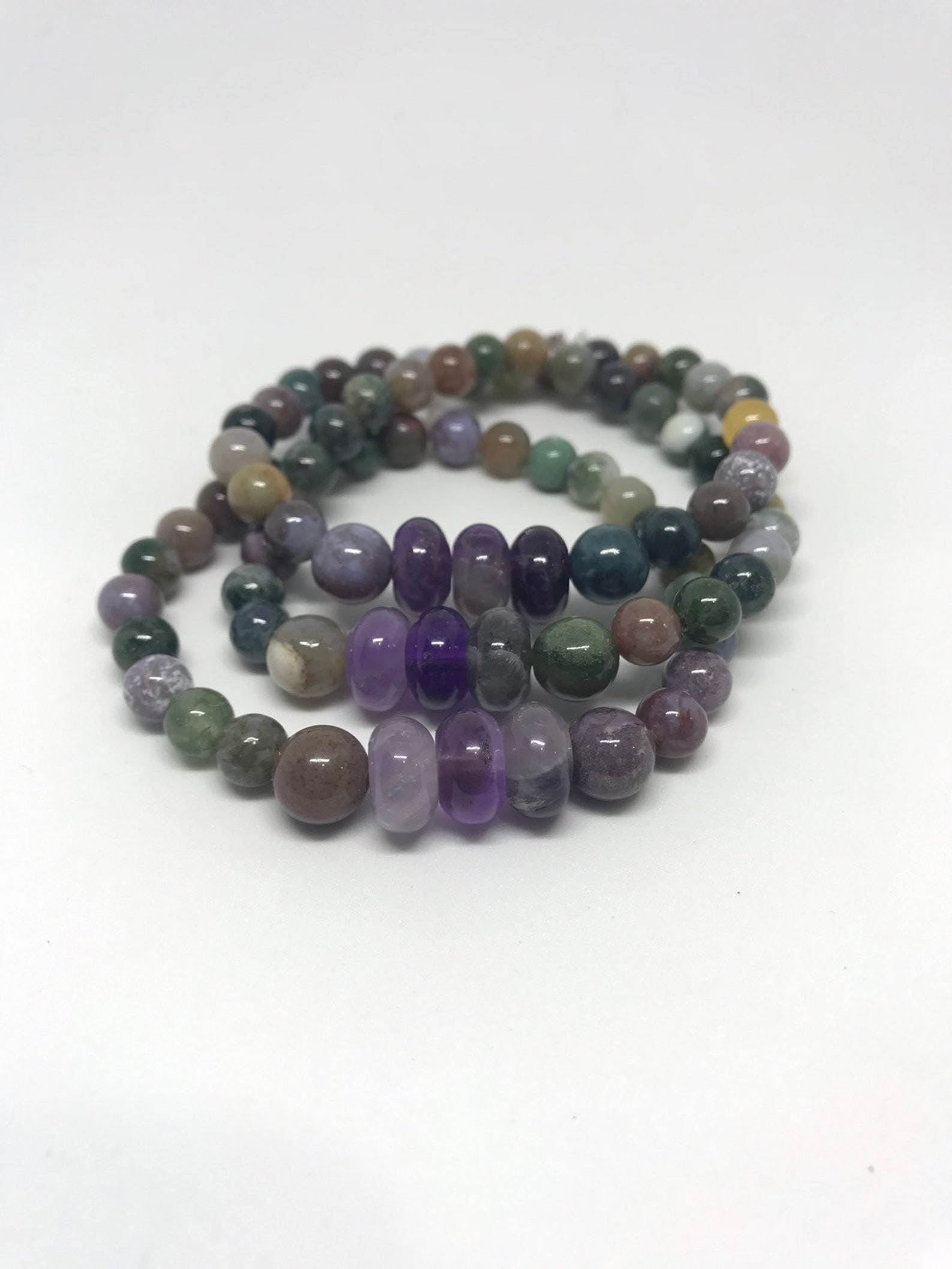 Energy Gemstone Bracelet Protection Energy Bracelet Etsy