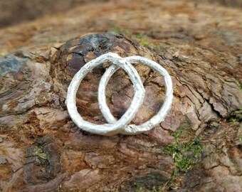 Western Redcedar Root Sterling Silver Ring - Northern California Nature Jewelry