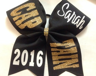 Cheer bow- custom CAPTAIN