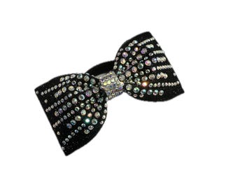 pigtail Rhinestone bows