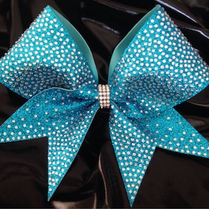 Esultare Royalty-Texas strass fiocco-In turchese Super Glitter.