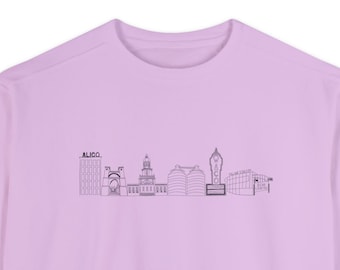 Waco Texas Skyline Unisex Comfort Colors Sweatshirt in Multiple Colors