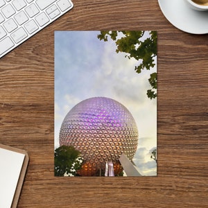 Epcot Aquarell Grußkarte in verschiedenen Größen