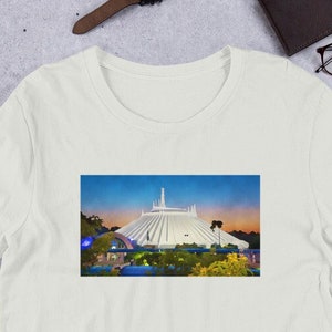 Space Mountain Watercolor Unisex T-Shirt in Multiple Colors
