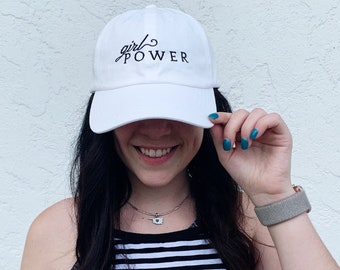 Sombrero de béisbol Girl Power en varios colores