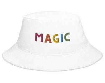 Magic Embroidered Bucket Hat in Multiple Colors