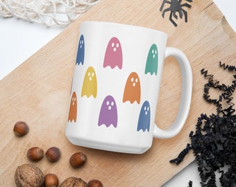 Rainbow Ghost Mug