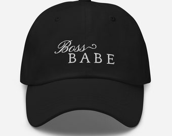 Gorra de béisbol Boss Babe en varios colores