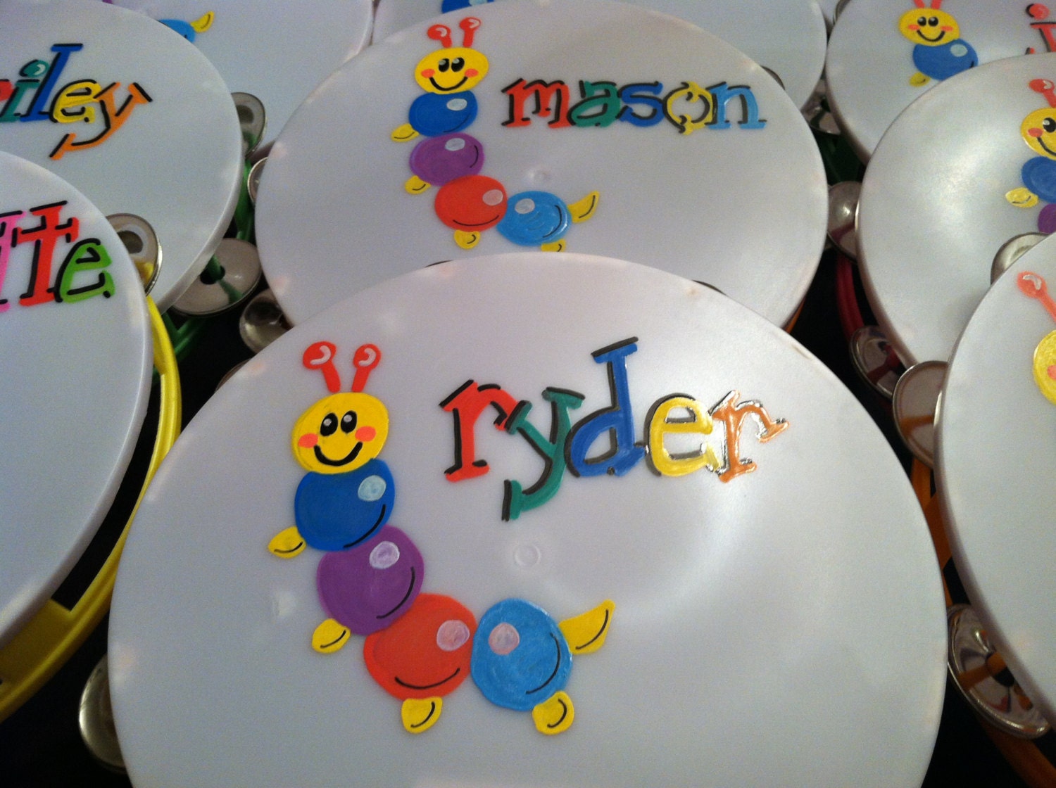 Personalized Tambourine Party Favors Etsy