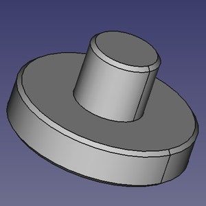 Printable .75&quot; (19.05 mm) Closet Rod End Cap / Plug STL File