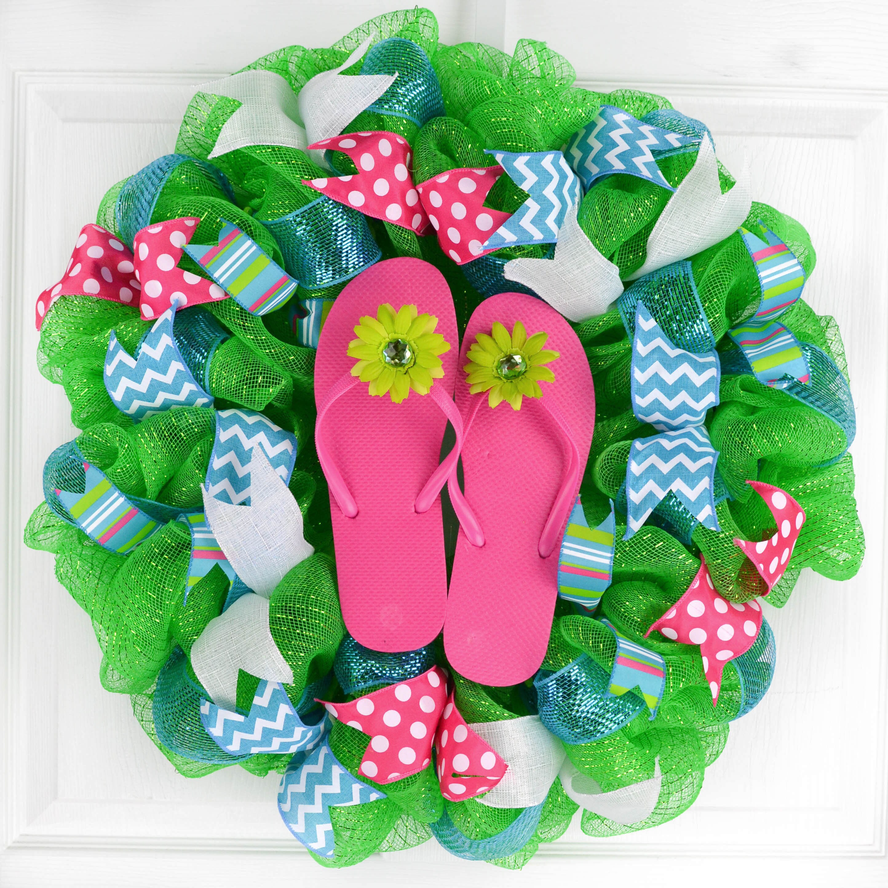 flip flop door decoration
