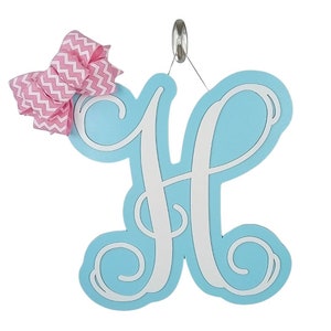 Personalized Monogram Door Hanger, Housewarming Gift, New Homeowner Decor, Entryway Accent