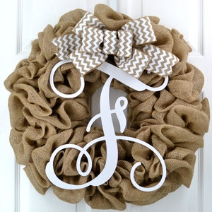 Personalized Home Decor Gift, Wreaths with a Letter