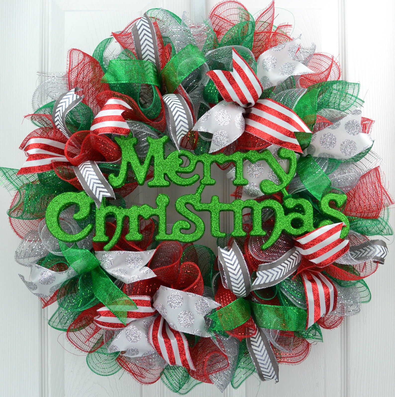 Christmas Wreath With Letter 