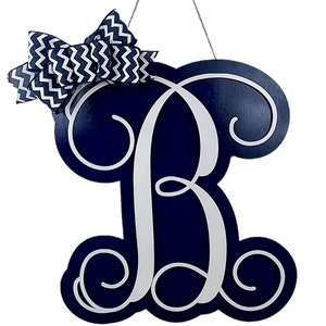 Monogram Door Hanger, Wooden Door Hanger, Everyday Door Hanger for Front Door, Mom Gift, Home Gifts