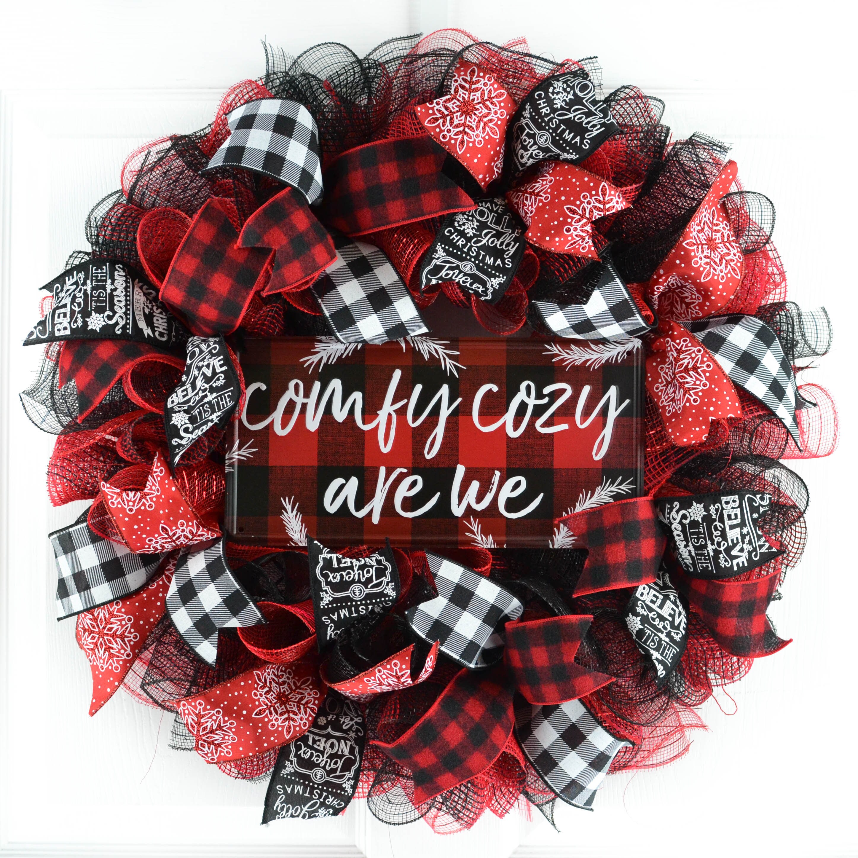 Buffalo Plaid Check Wreath