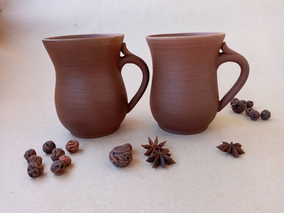 Rustic Cups Simple Rustic Cup Handmade CUP Mug Unglazed Cup Ceramic Tea Mug Organic ...