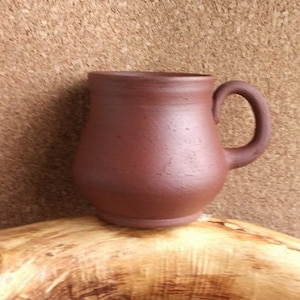 Plain terracota TEA CUP Unglazed mug Simple mug Ceramic MUG Ceramic cup Ornamented cup Slavic pottery Terracotta pottery Handmade ceramics