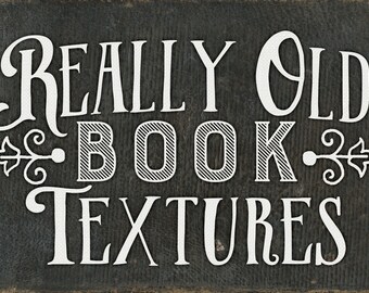 Old Book Textures Clipart - Photo & Graphic Design Textures - High Resolution Textures, Vintage Textures, Grunge Textures, Texture Overlays