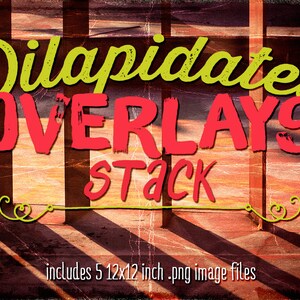 Vintage Grunge Textures - Dilapidated Grunge Photo & Digital Scrapbook Texture Overlays - Art Photography Textures, Grunge Texture Overlays