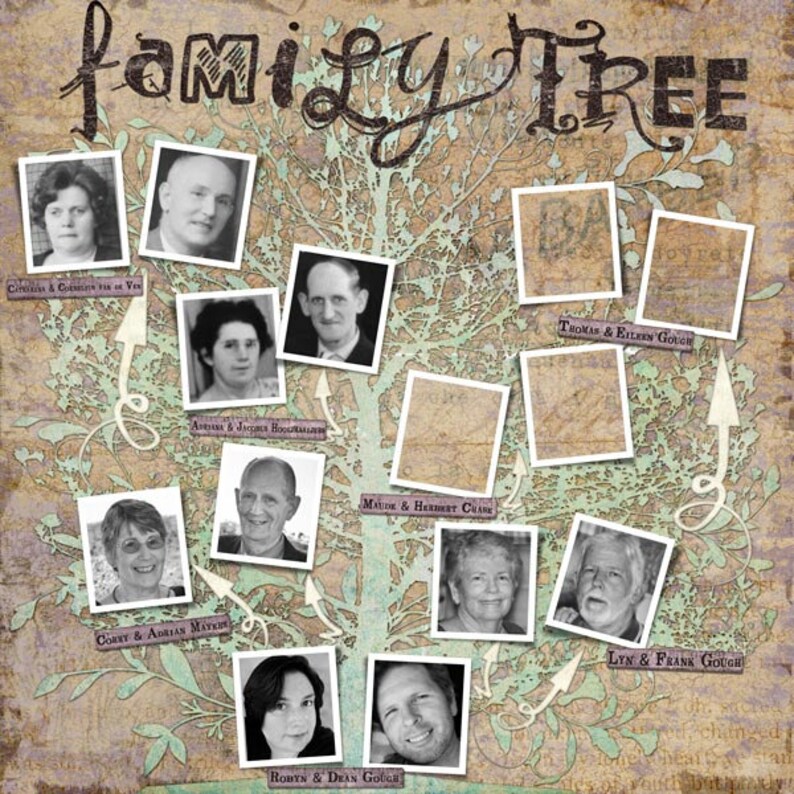 Art Journal Digital Scrapbooking Kit Clip Art Art Journal Etsy