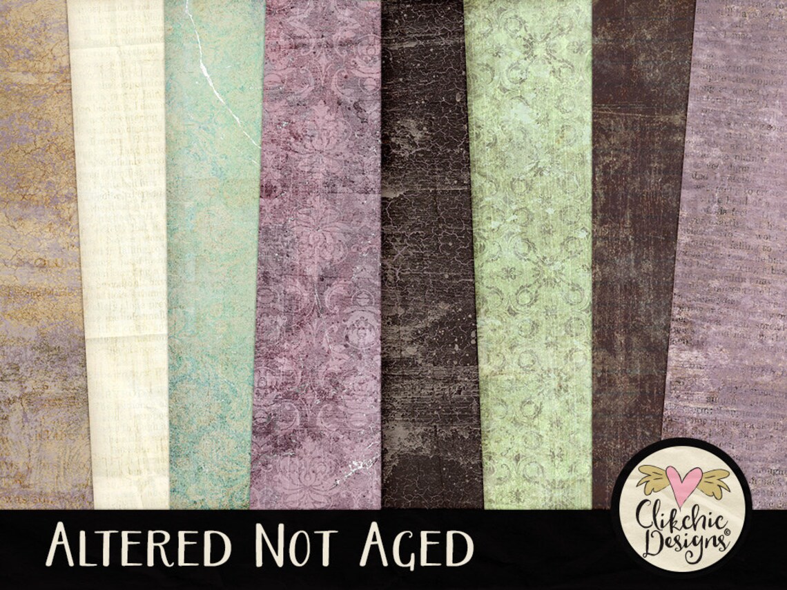 Art Journal Digital Scrapbooking Kit Clip Art Art Journal Etsy