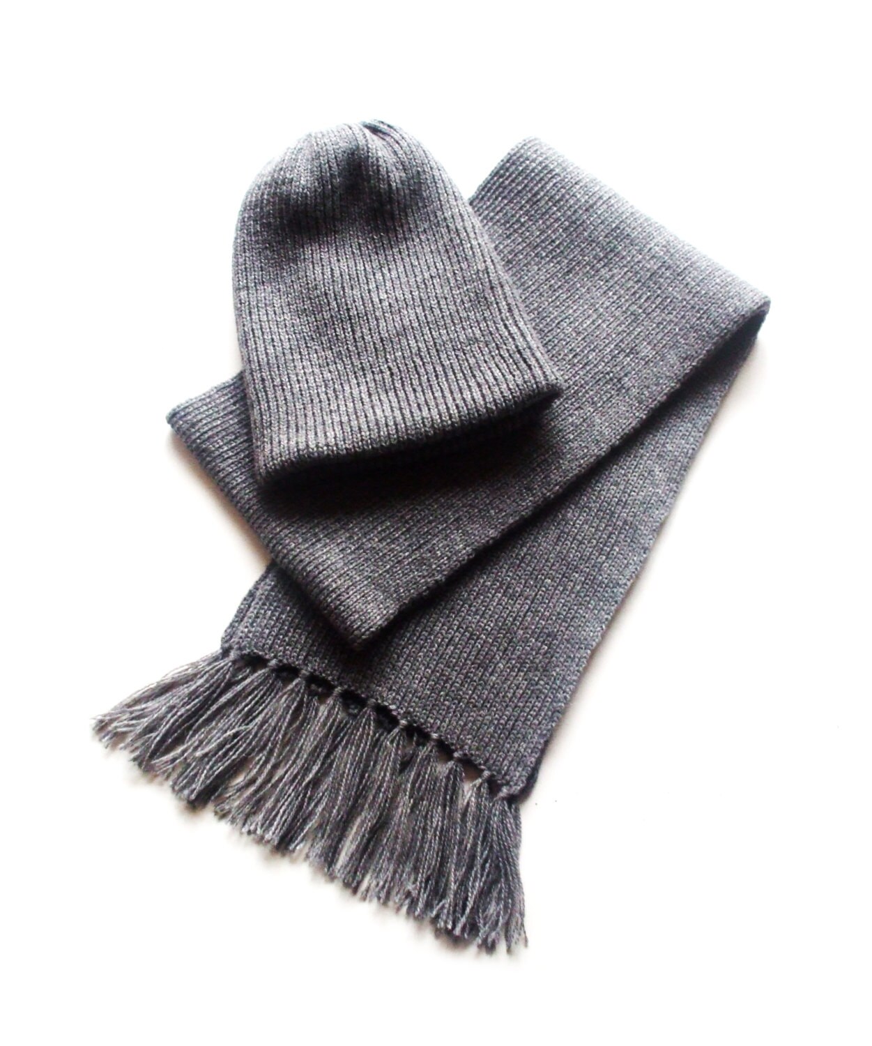 Men's Double Knitted Virgin Wool Short Beanie Hat/winter | Etsy