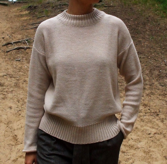 merino wool crew neck sweater women's