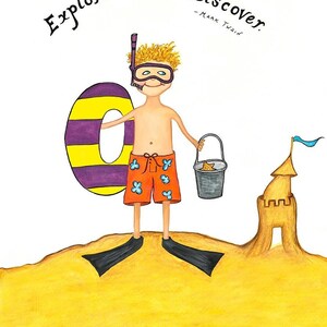 Beach Boy Canvas Art