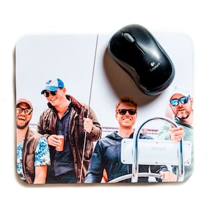 Personalized Photo Mouse Pad: Custom Desk Accessory, Office Gift