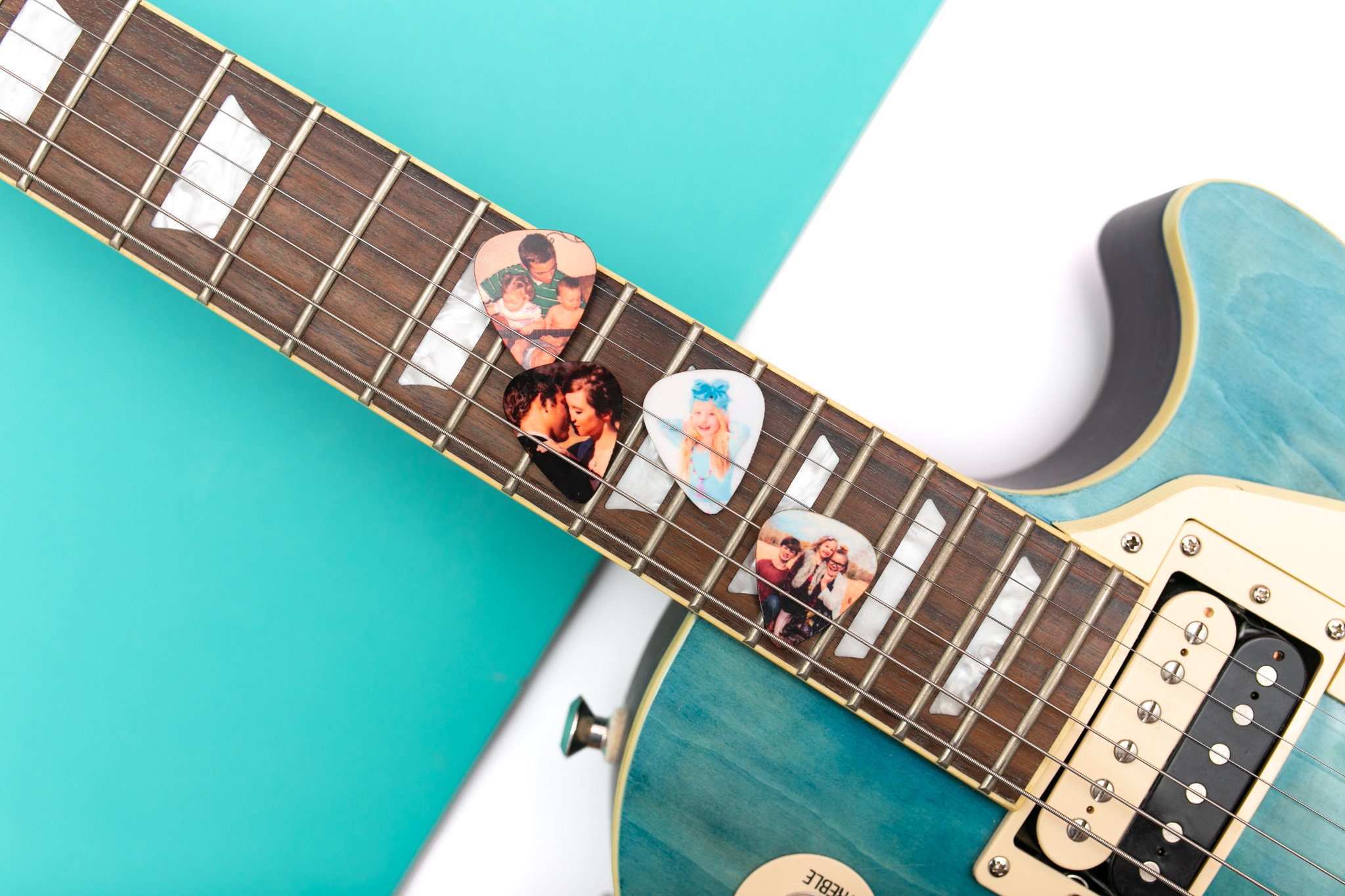 Personalized Photo Guitar Pick, Custom Guitar Pick, Photo Keepsake Gi…