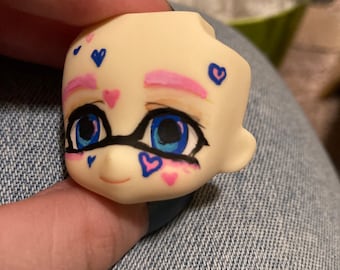 Splatoon Inkling Style Custom Sculpted und Modifizierte authentische Good Smile Company Nendoroid Faceplate