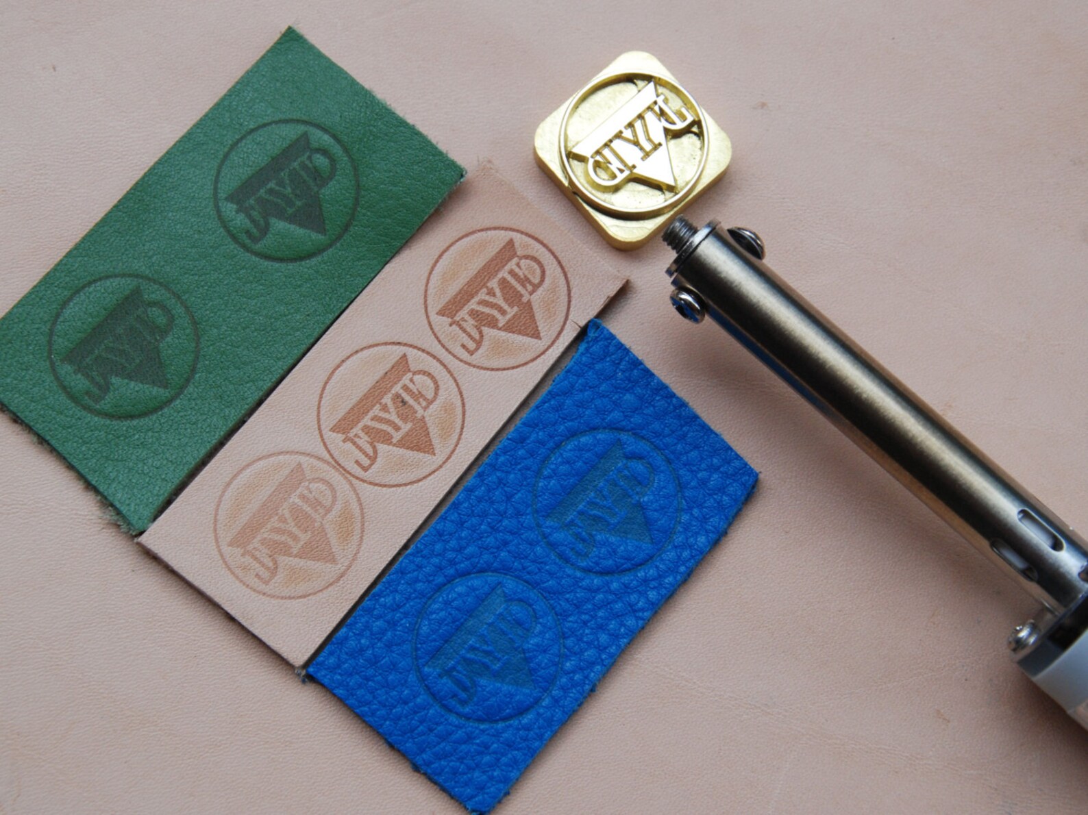 Heat Emboss Leather tools Custom Leather Stamp branding Etsy