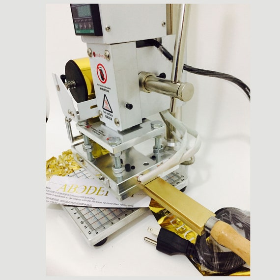 T-Slot Hot Foil Stamping Machine: Leather, Wood Embosser