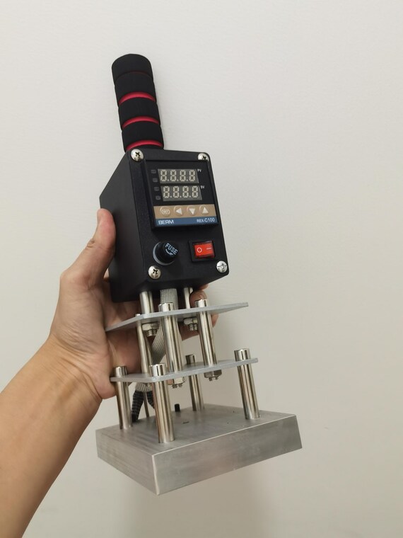 Hand-Held Leather Branding Machine, Adjustable Temperature
