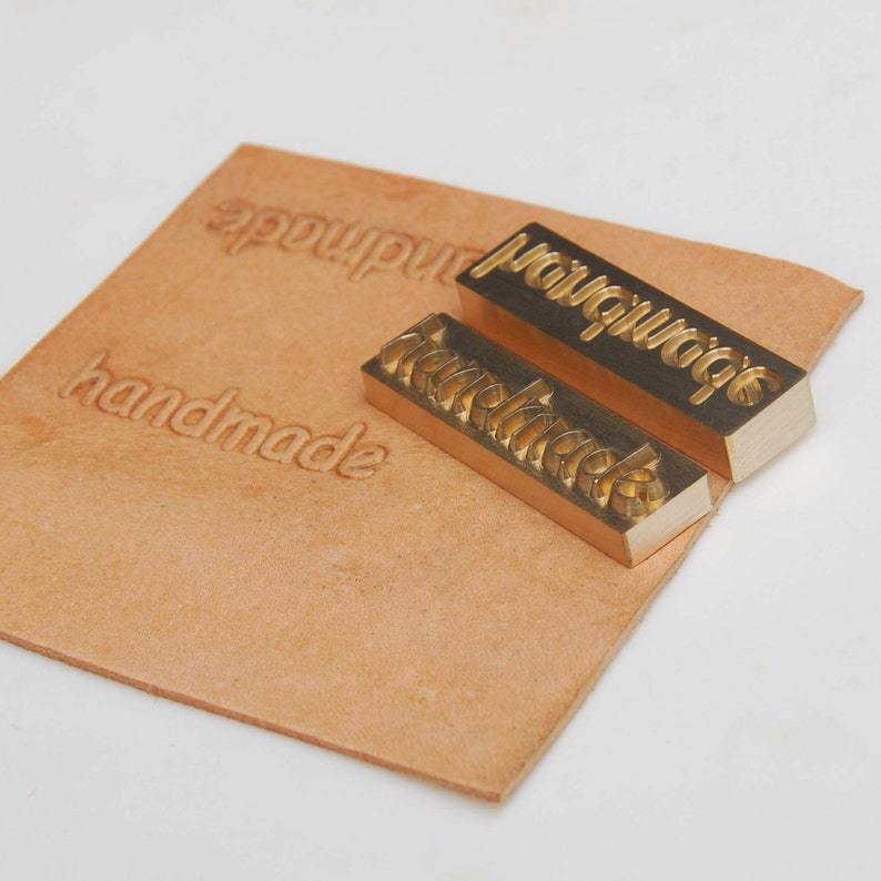 Femalemale Stamp Leather Stamp Emboss Brand Custom Stamp Etsy
