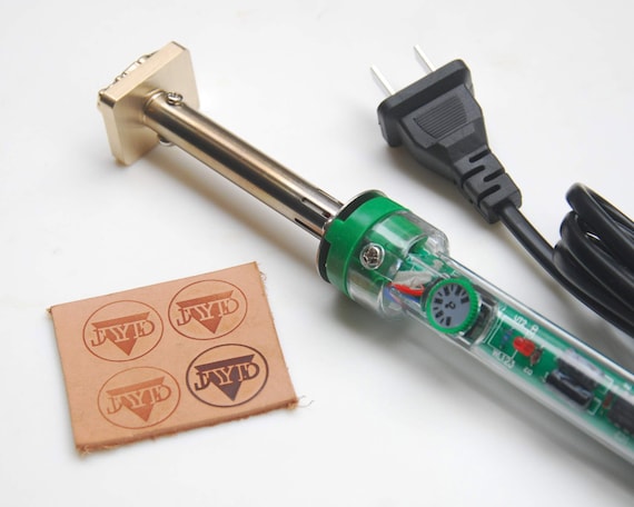 Custom Branding Iron: Temperature Control, Leather & Wood Stamp