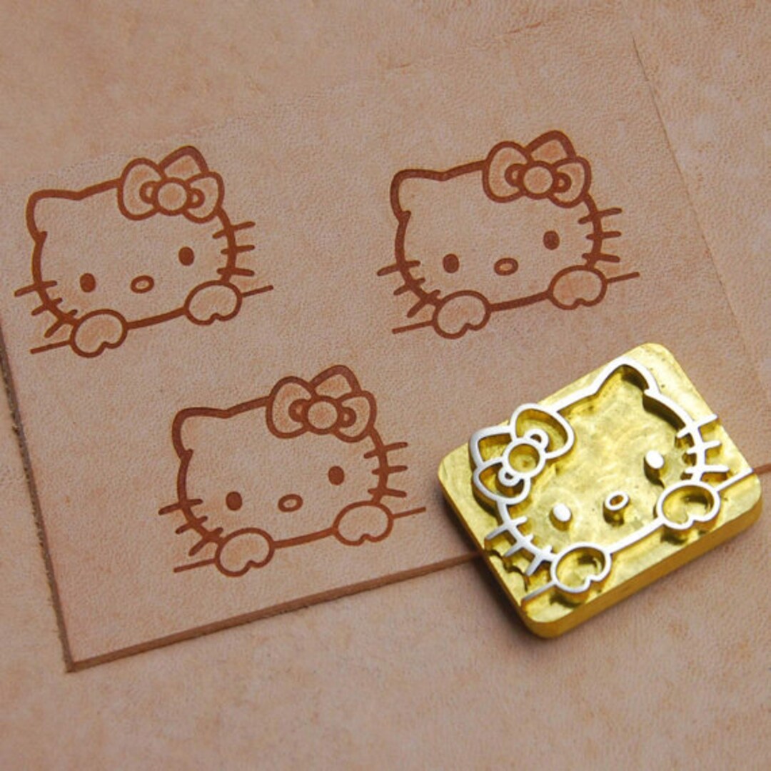 Custom Leather Stamp Logo Stamp Custom Stamp Stamp With Screw Etsy